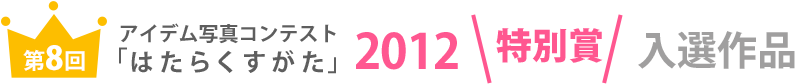 アイデム写真コンテスト「はたらくすがた」2012年特別賞受賞作品