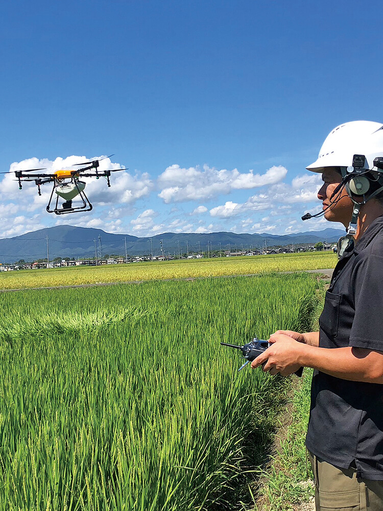 「米とドローンと父」