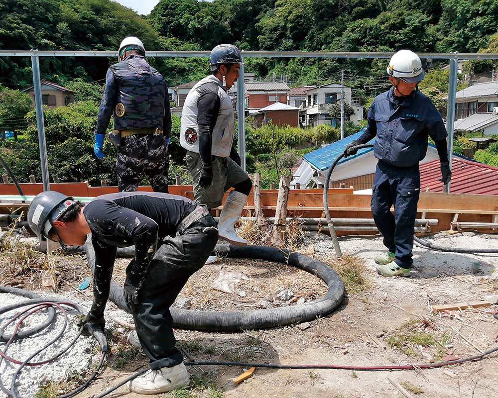 「酷暑の中で」