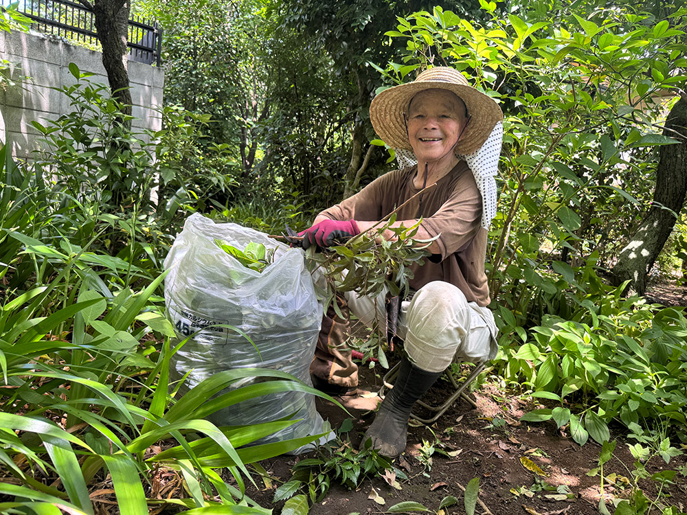 「シルバー人材センターの島崎さん」