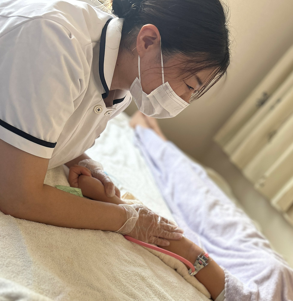 「看護師の母」