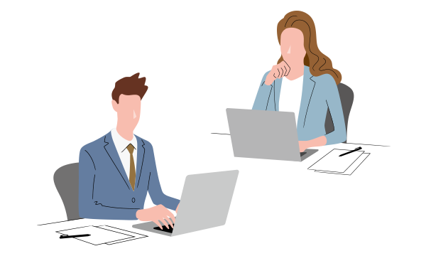 営業の本質を探るワークのイメージイラスト